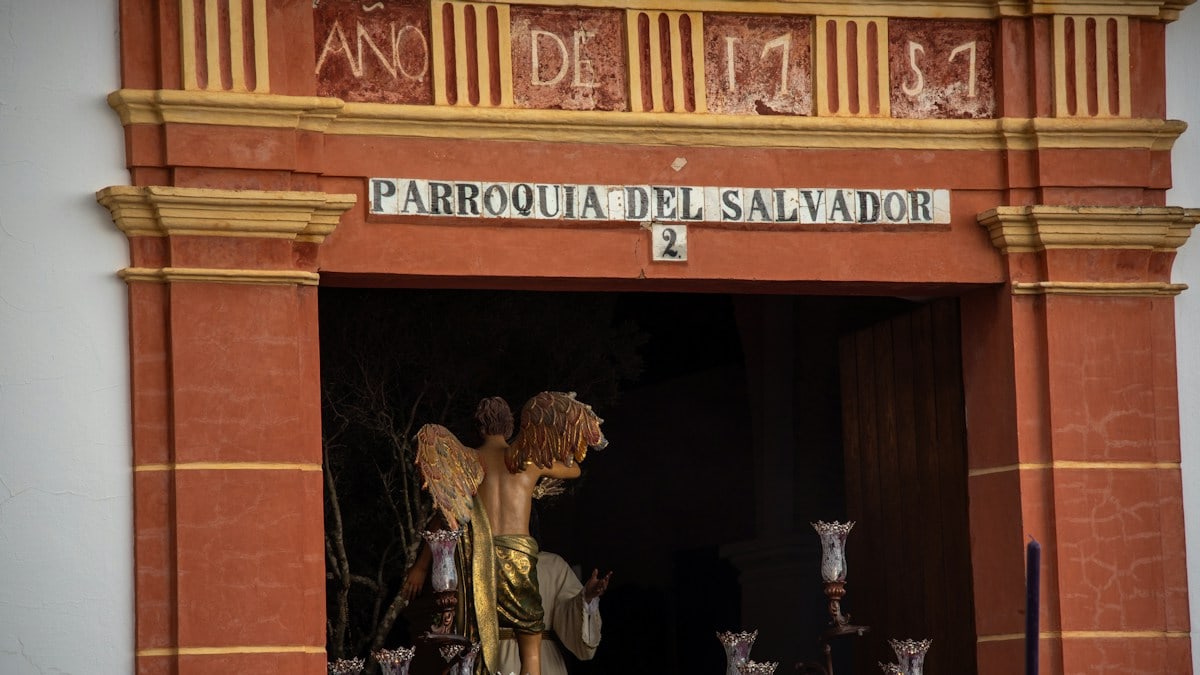 Easter procession from Parraquia del Salvador in Ayamonte.